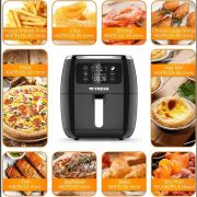 Fresh Digital Air Fryer , 7 Liter Black – AFF-1800B