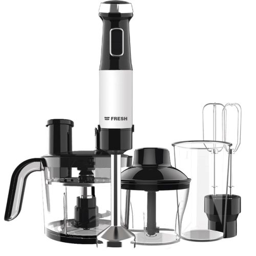 Fresh  Hand Blender with Attachments 1100 Watt Black HB-1100FO