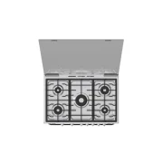 Midea 5 Gas Burners 90*60 Full Safety Stainless Steel Silver MFO-MG36LE(SS)-VT