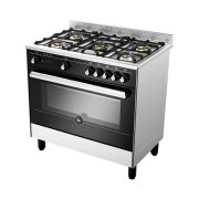 LA GERMANIA Cooker 90 x 60 – 5 Gas Burners Stainless x Black 9Z10GUB1X4AWW