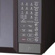 Black & White Microwave 34L, Digital Screen, Grill, MW-340 DG